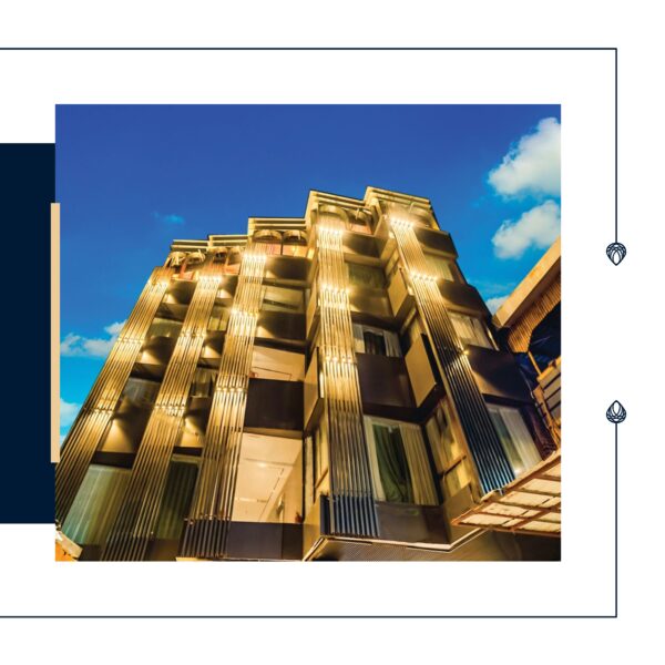 Luxury hotel in Rishikesh with elegant exterior design by Dekho Deals